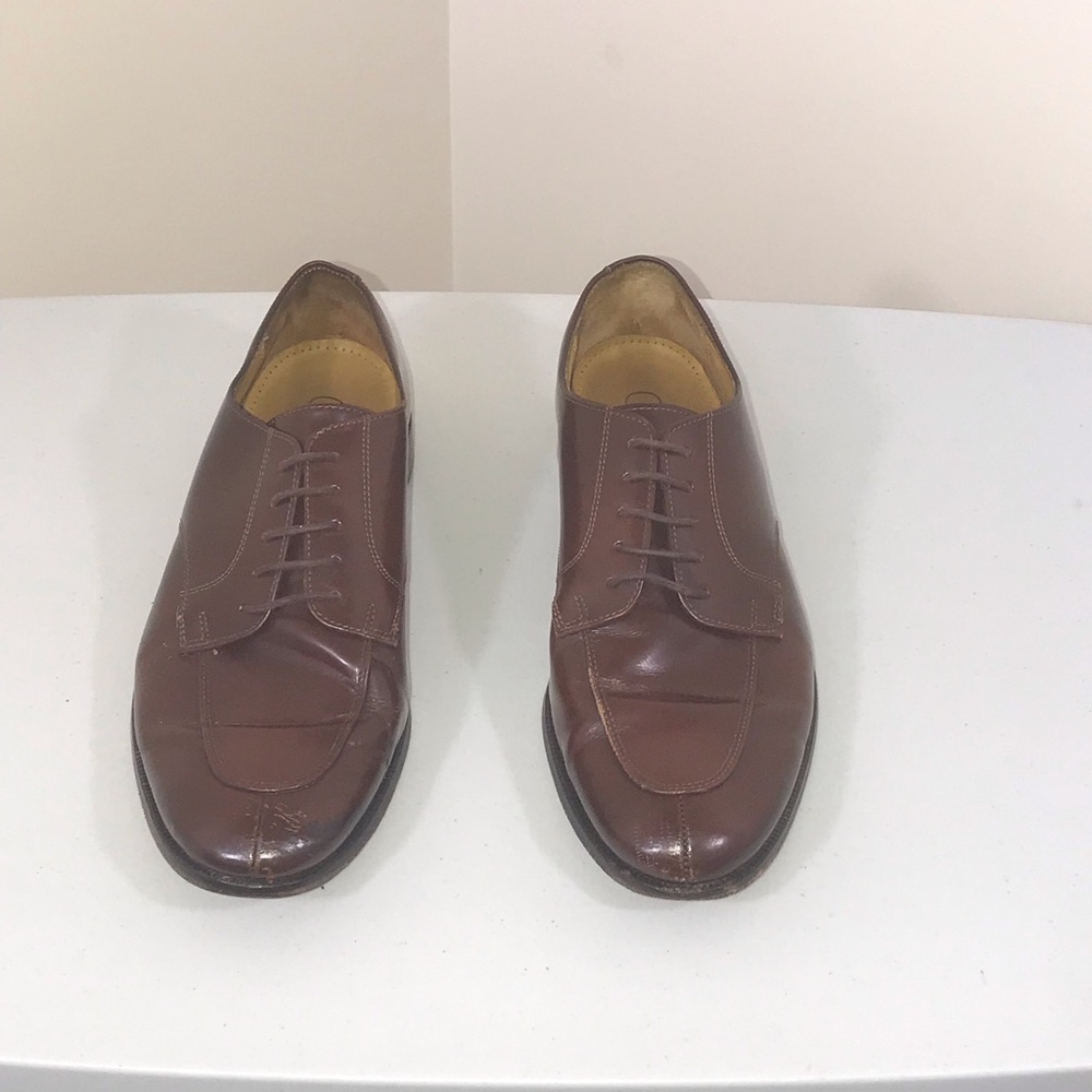 Cole Haan Lace Up Leather Split Toe Dress Oxford